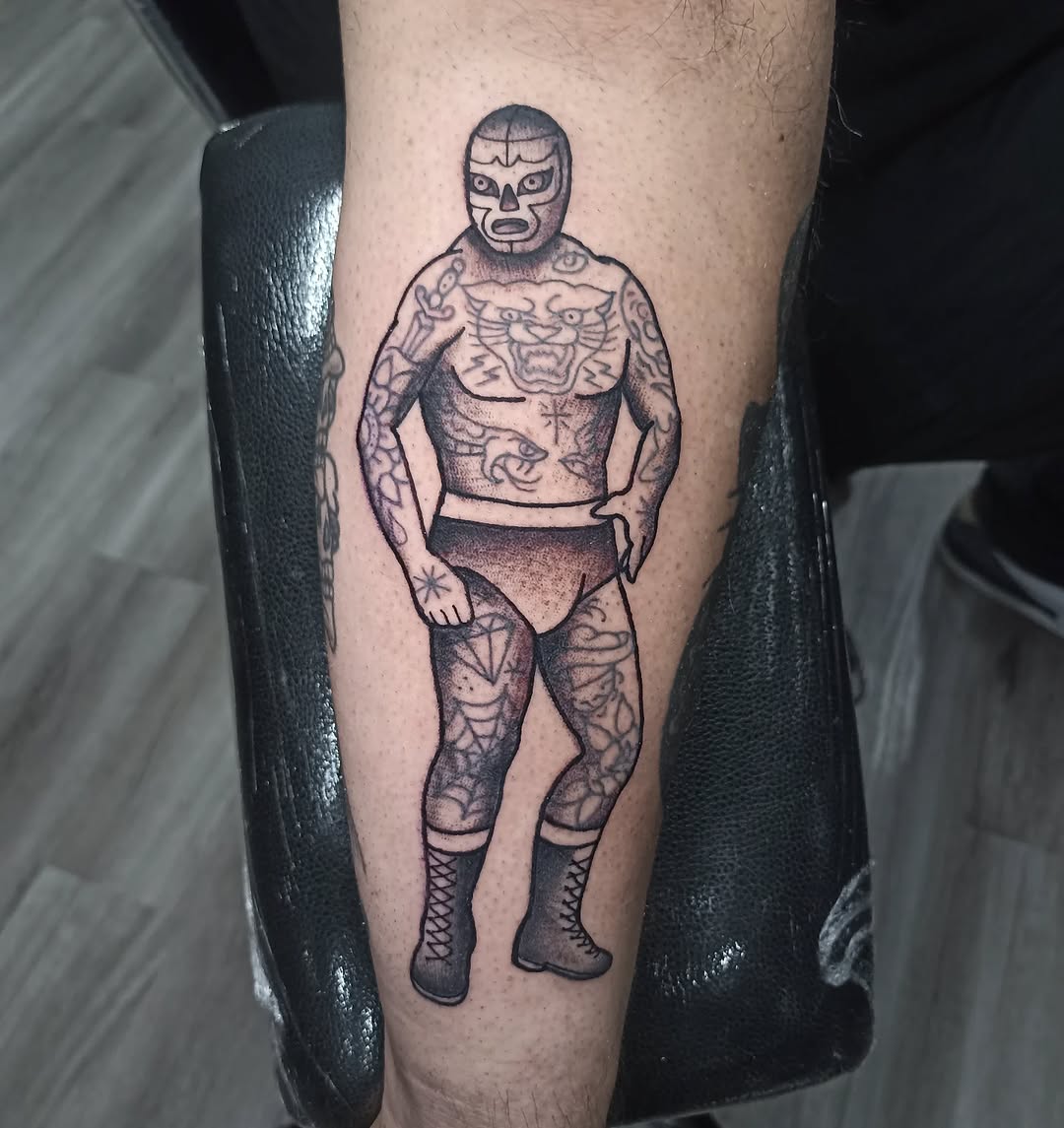 Tatuaje Luchador - Fernando Aponte