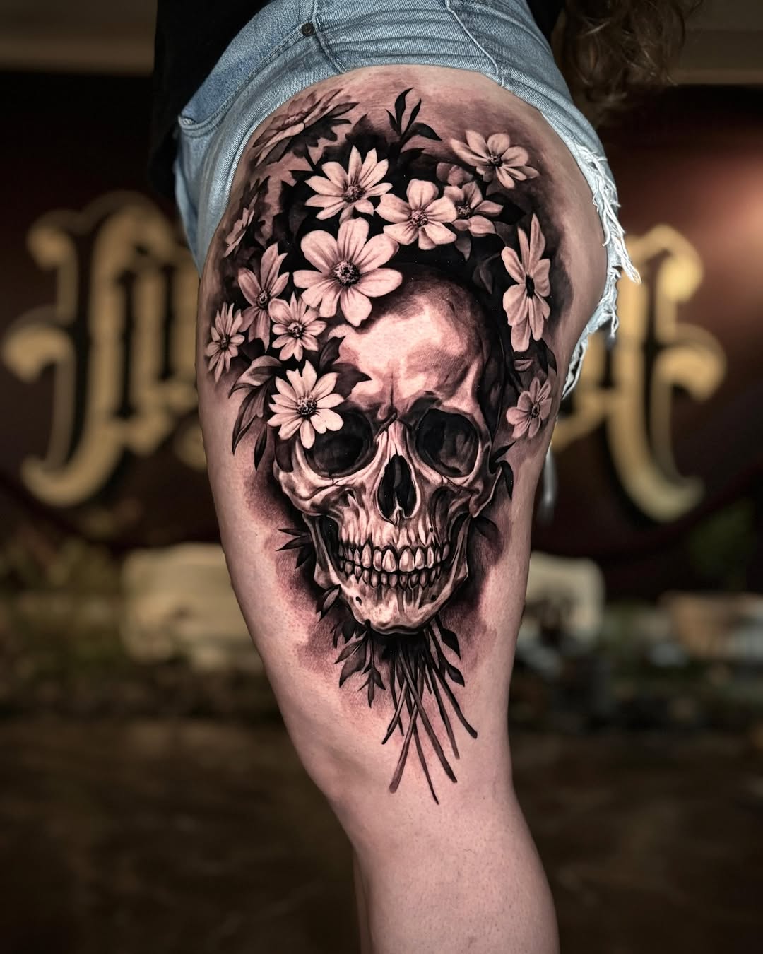 Animal sketch tattoo