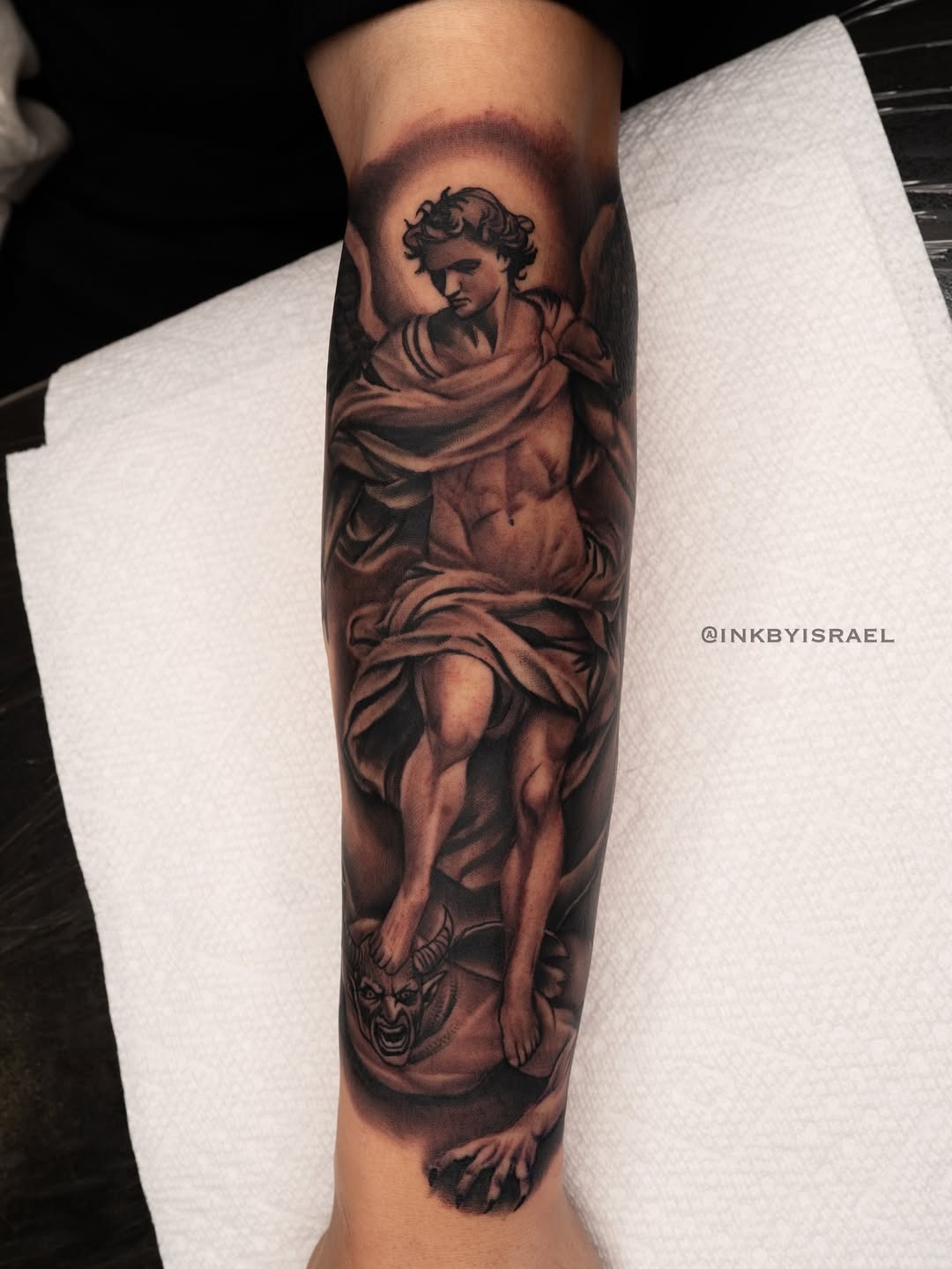 Israel | Houston Tattoo Artist⚡️ work 1