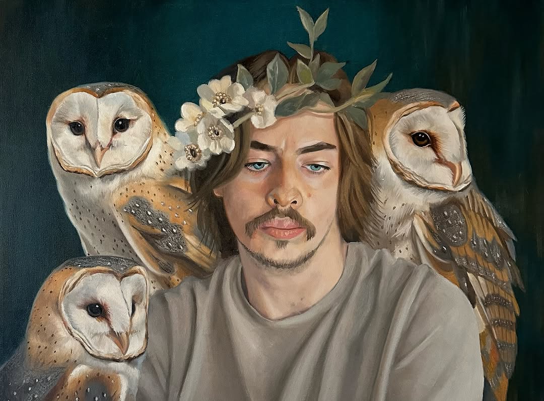 Autorretrato II — óleo sobre tela, James Villazon Maroney