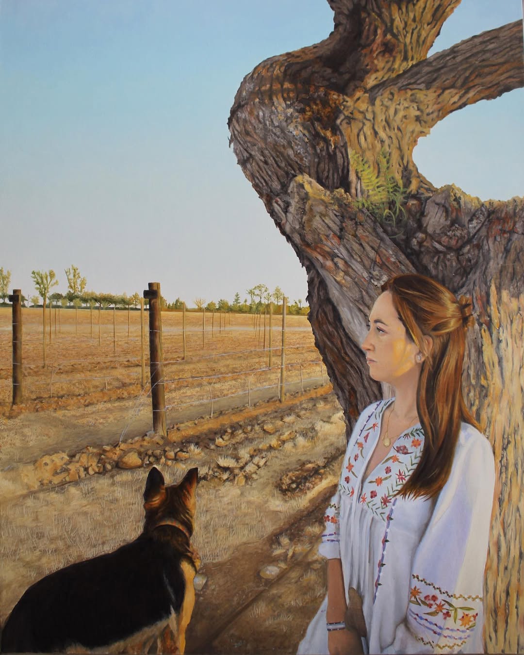 Camila — encargo al óleo, James Villazon Maroney