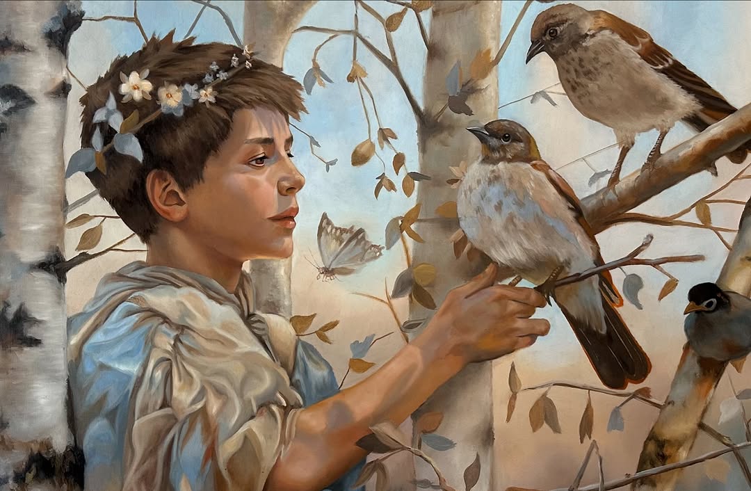 La melodía del alba, detalle — James Villazon Maroney