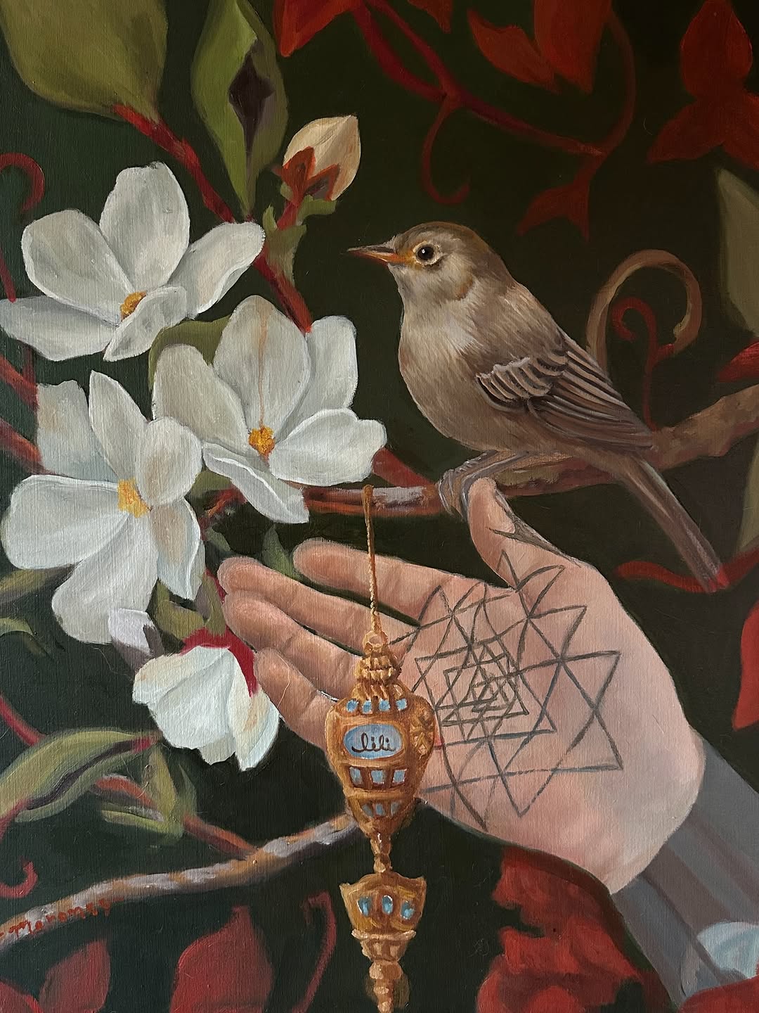 Declaración de amor — óleo sobre tela, James Villazon Maroney