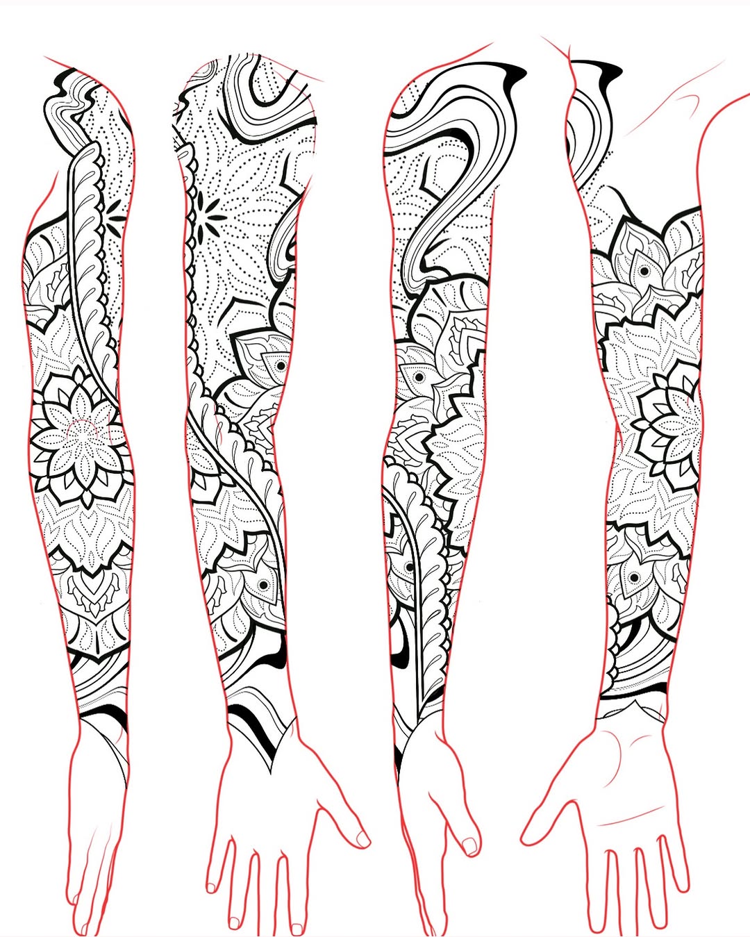 Joey Kintz geometric tattoo