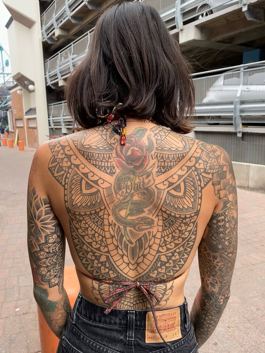 Joey Kintz geometric tattoo