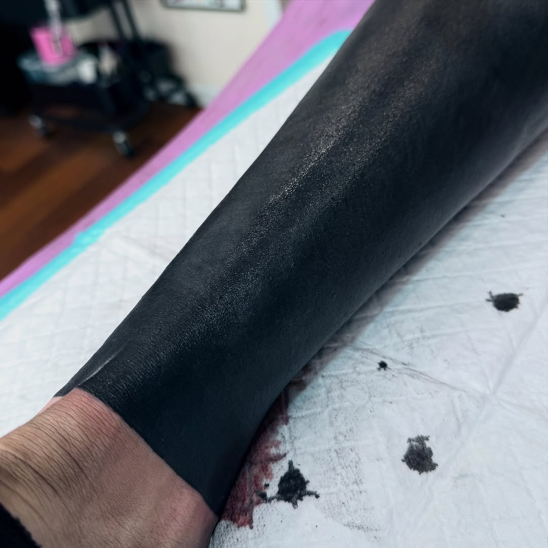 Joey Kintz blackwork tattoo