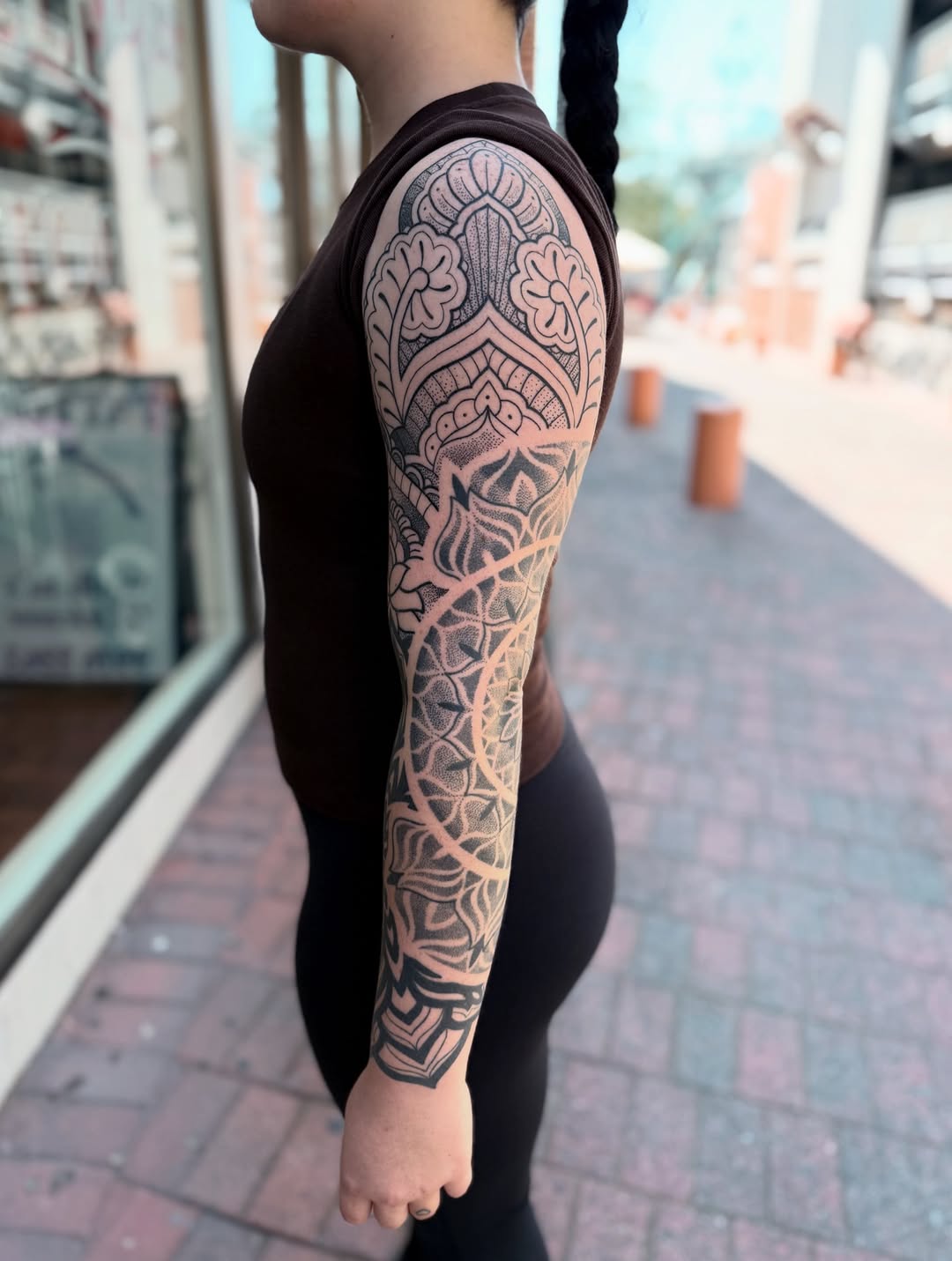 Joey Kintz geometric tattoo