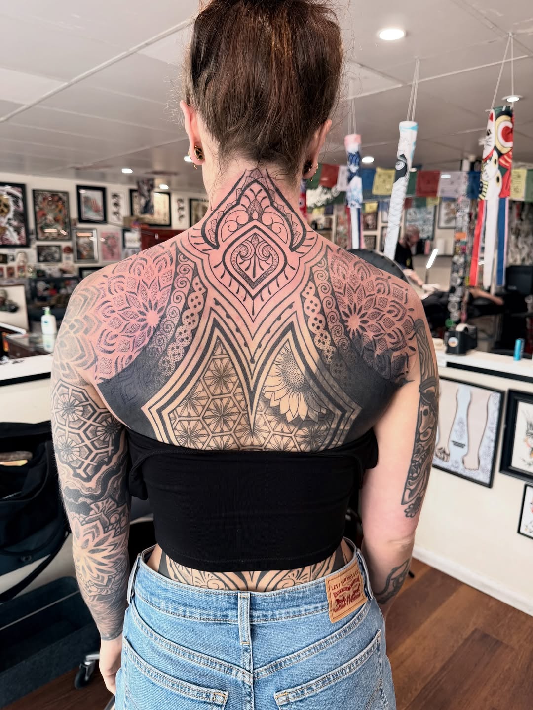 Joey Kintz ornamental tattoo