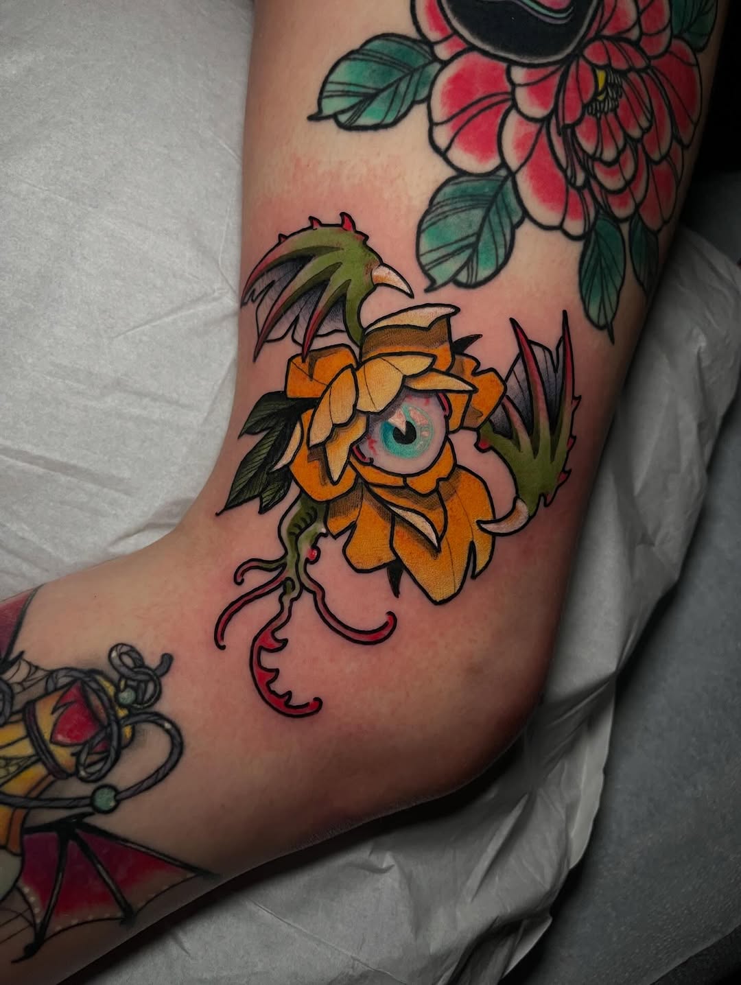 Anime-influenced tattoo by John Tucker