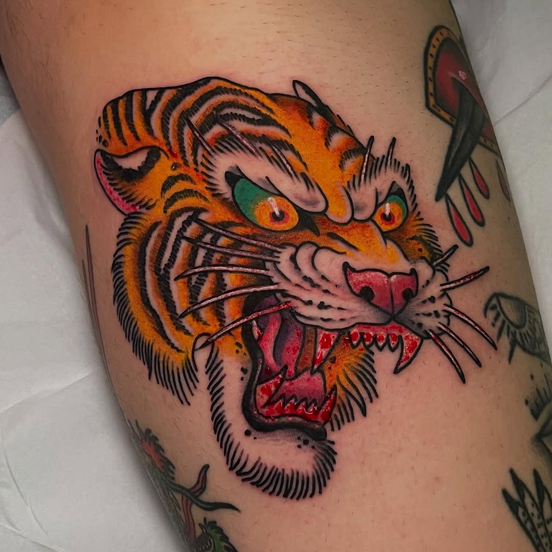 Illustrative tattoo by John Tucker