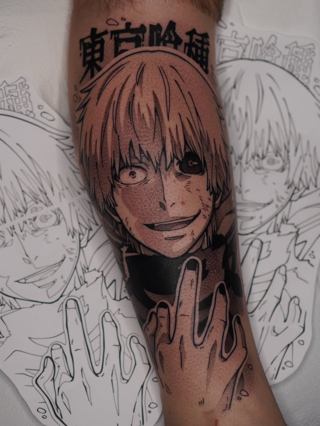 Kodi Ellis anime tattoo artist