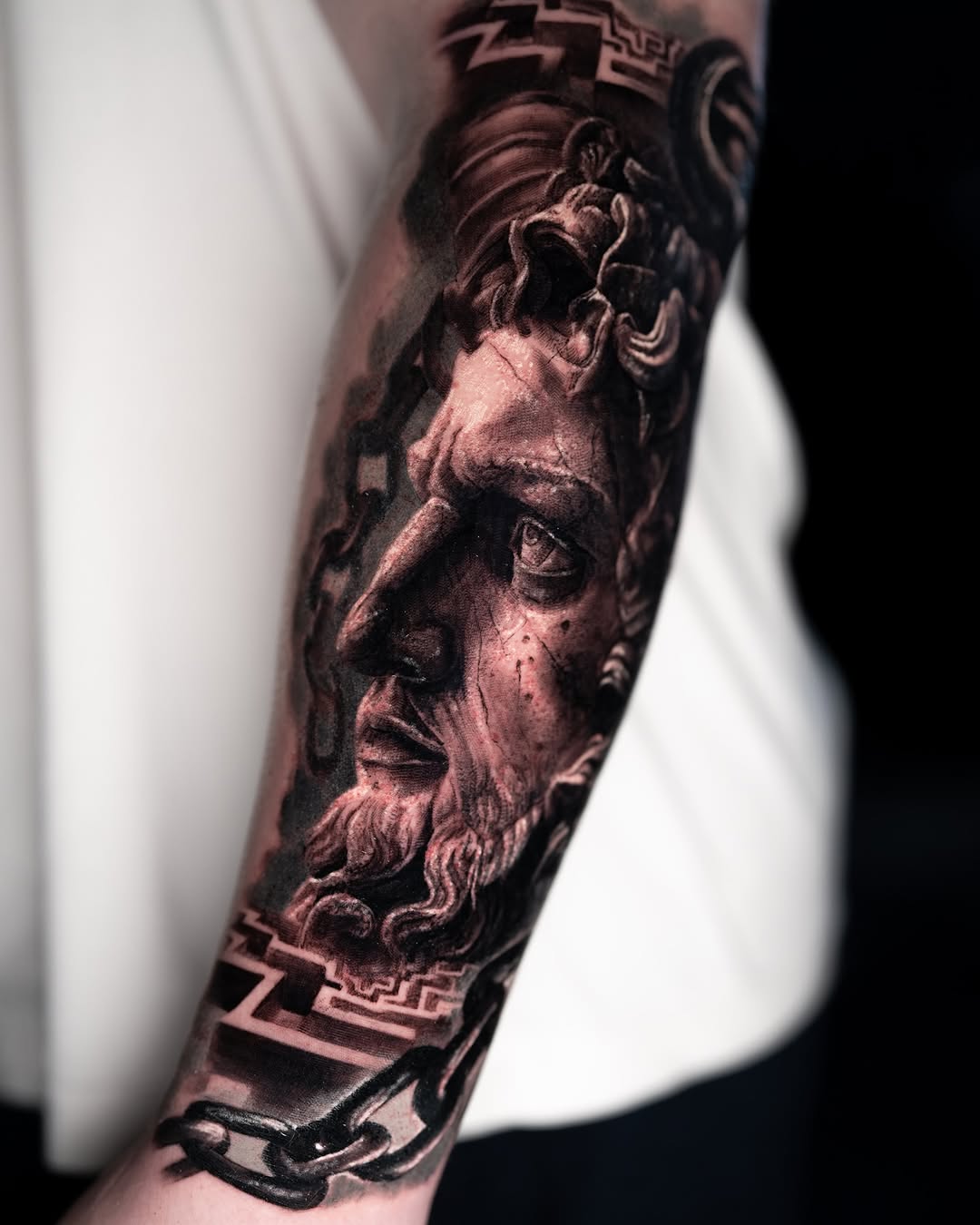 Black and gray realism tattoo by Prettyboytatt