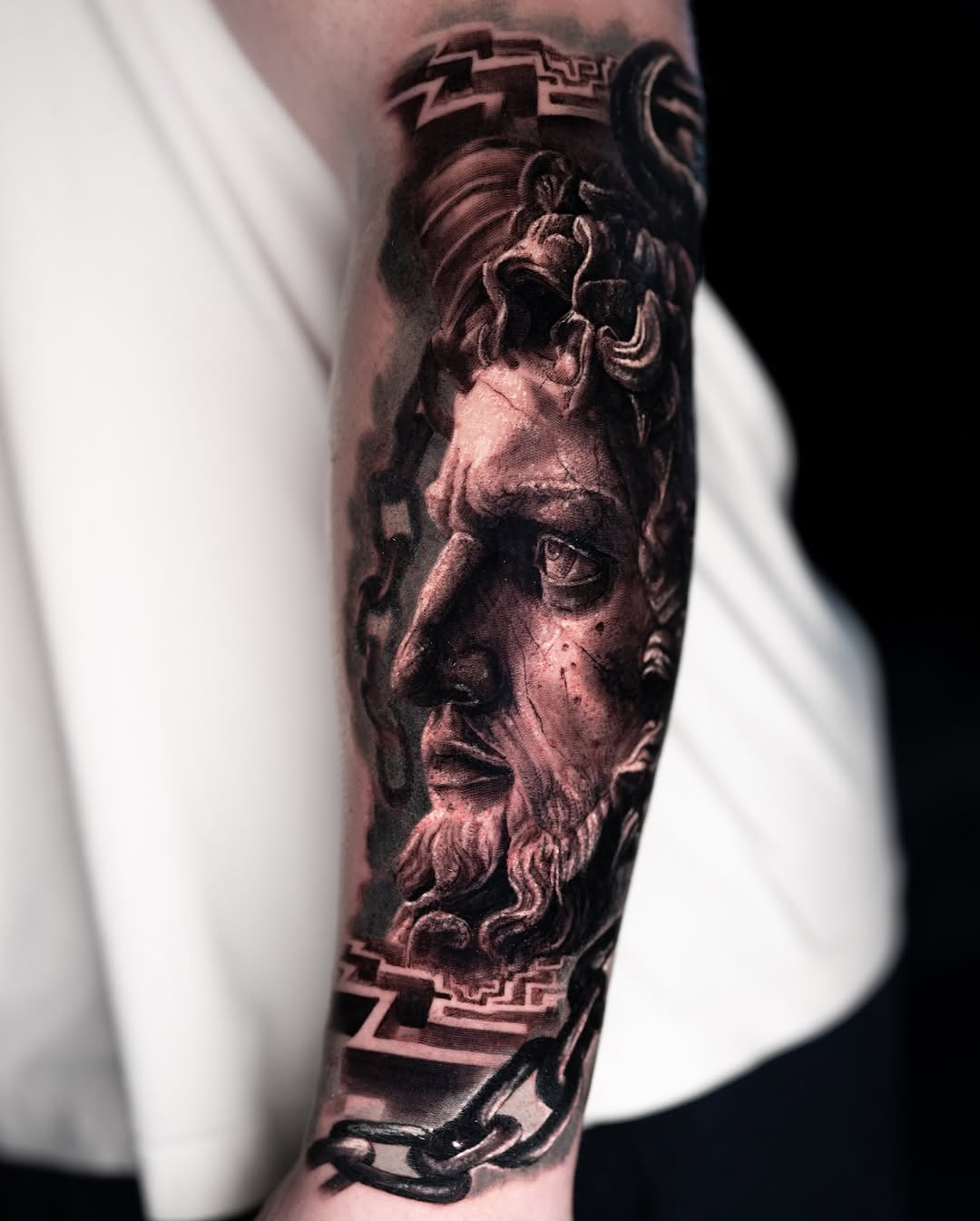 Black and gray realism tattoo by Prettyboytatt