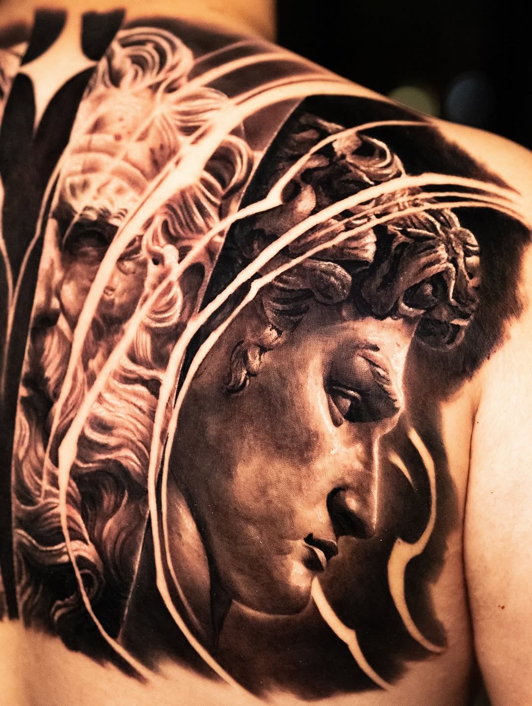 Black and gray realism tattoo by Prettyboytatt