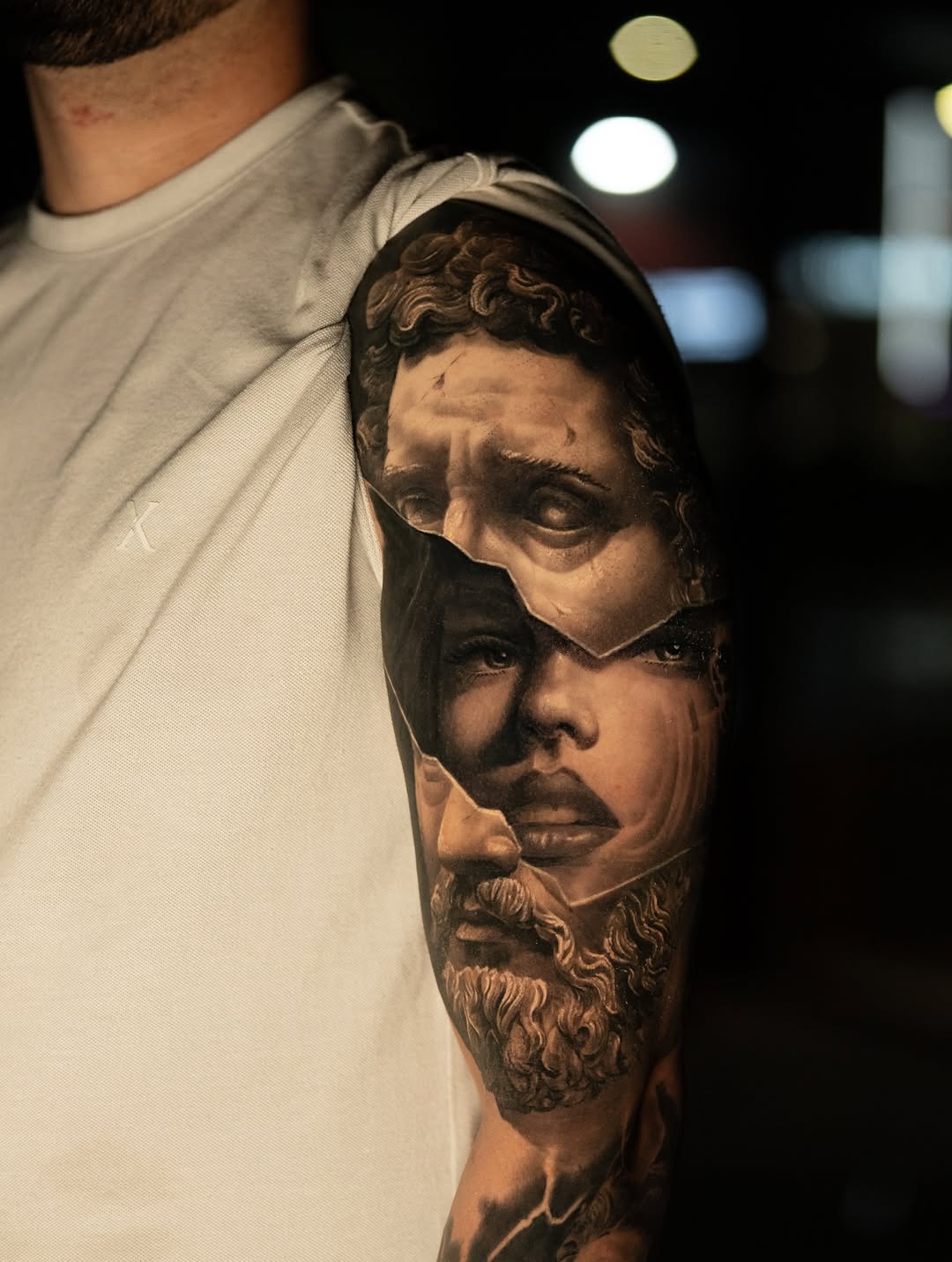 Black and gray realism tattoo by Prettyboytatt
