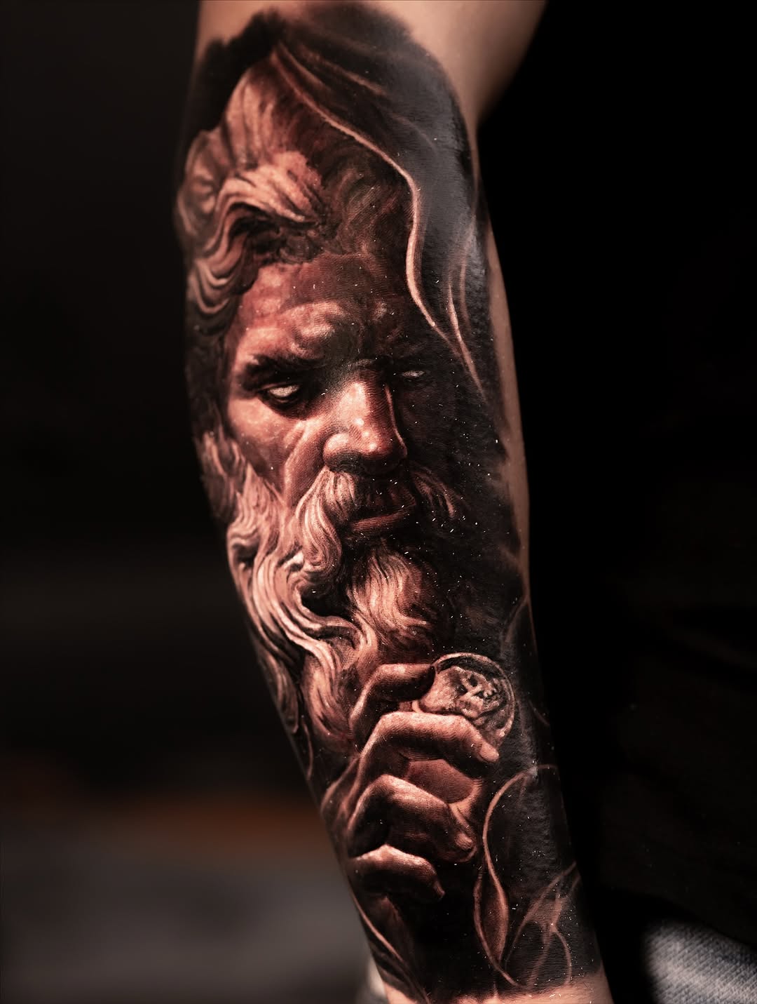 Black and gray realism tattoo by Prettyboytatt