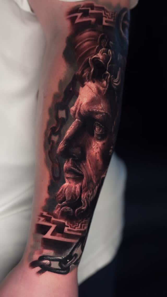 Black and gray realism tattoo by Prettyboytatt