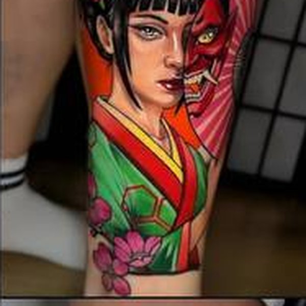 Neo Traditional Tattoo 8