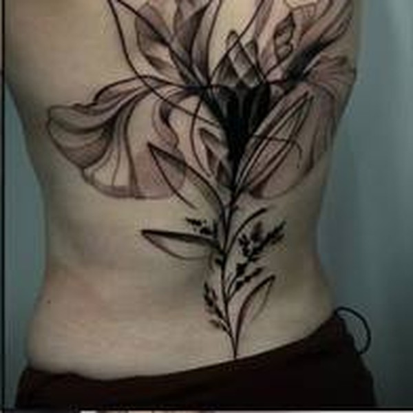 Tatuaje geométrico manga