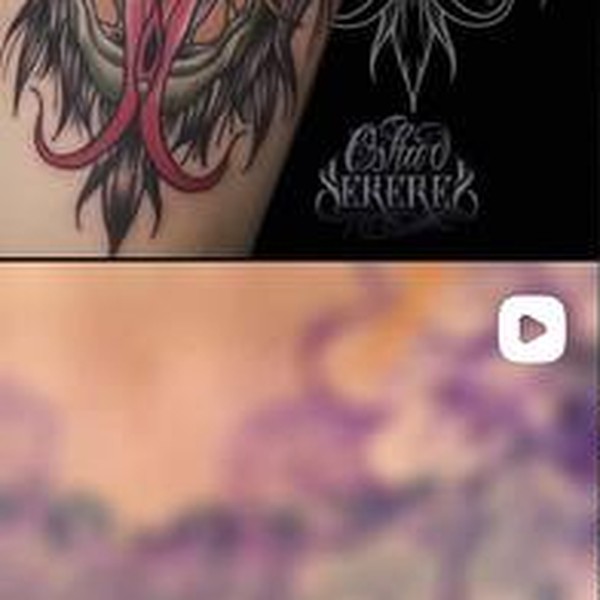 Tatuaje geométrico en brazo