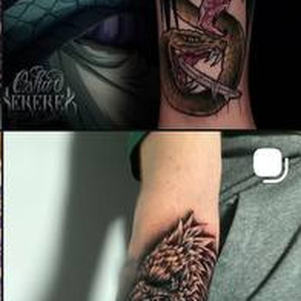 Tatuaje neotradicional pieza grande