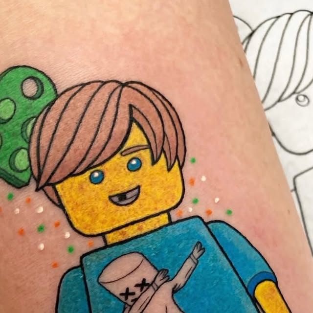 Geometric tattoo by Tattoo Temple Houston