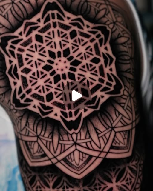 Sacred geometry tattoo Houston