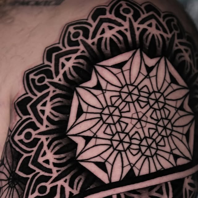 Flower of life tattoo Houston