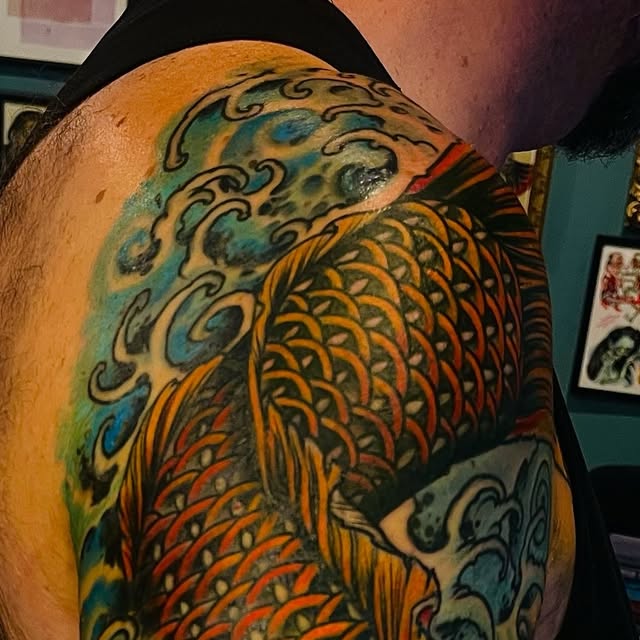 Geometric tattoo Houston TX