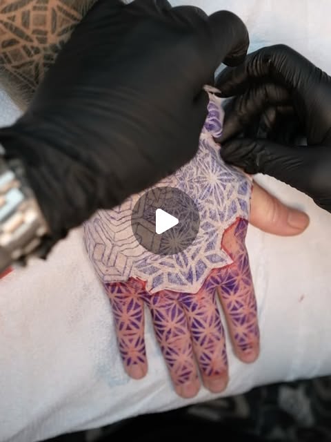 Sacred geometry mandala tattoo